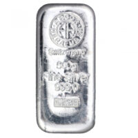Lingotto Argento 500 grammi 999/000 Hargor-Heraeus.